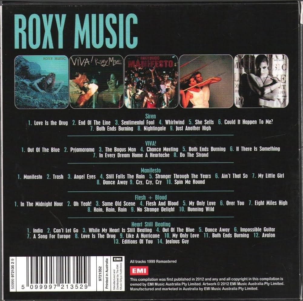 Roxy Music - 5 Album Set - Amazon.com Music