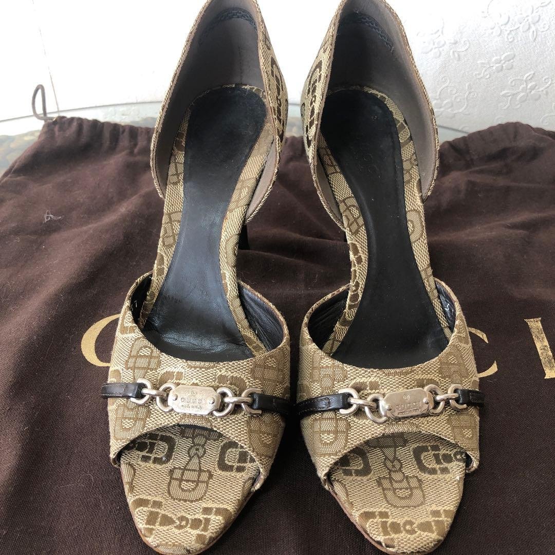 GUCCIハイヒールパンプス 中古・古着通販】GUCCI (グッチ) ホースビットハイヒールパンプス