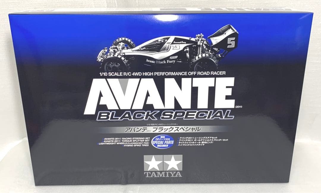 タミヤ　アバンテ　2011 4WD ブラックスペシャル　新品 タミヤ RC特別企画商品 1/10RC アバンテ （2011） ブラックスペシャル